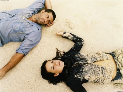 sur le sable ...