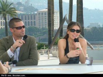 Matt et Evie en conférence de presse à New-York
